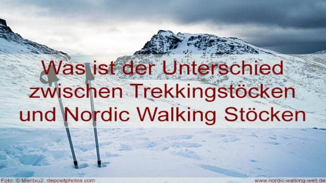 Unterschied Wanderstöcke – Nordic Walking Stöcke