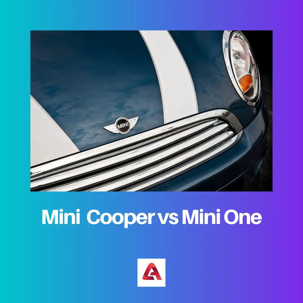 Mini Cooper vs. Mini One: Unterschied und Vergleich