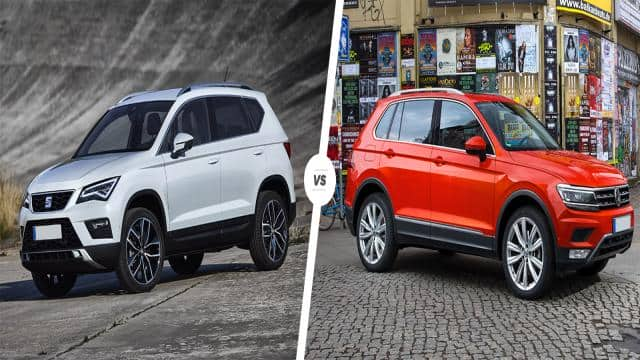 SEAT Ateca vs VW Tiguan SUV comparison