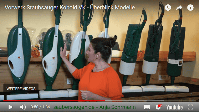 Die Vorwerk Kobold Modelle VK