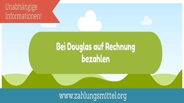 So funktioniert der Kauf auf Rechnung bei Douglas