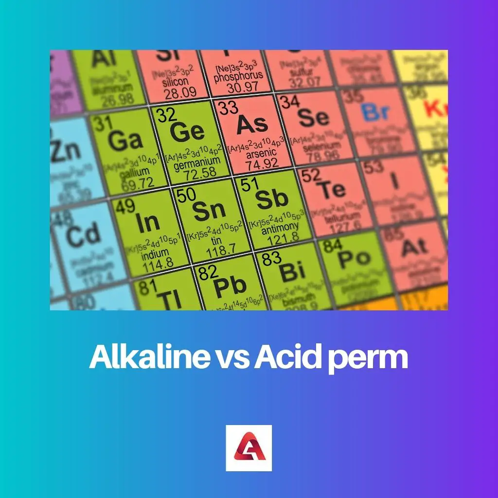 Alkalische vs. saure Dauerwelle: Unterschied und Vergleich