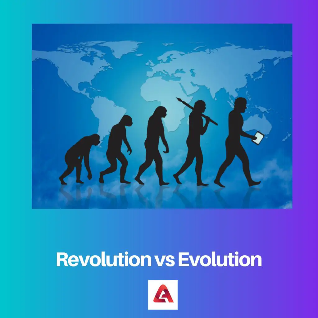 Revolution vs. Evolution: Unterschied und Vergleich