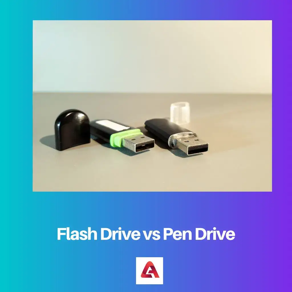 Flash-Laufwerk vs. USB-Stick: Unterschied und Vergleich