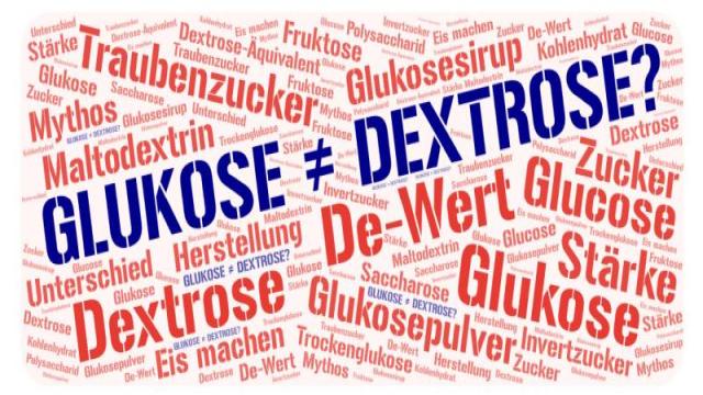 Der Unterschied zwischen Traubenzucker, Dextrose, Glukose und Trockenglukose erklärt