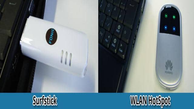 Surfstick oder WLAN-HotSpot? Unterschiede, Vorteile, Nachteile…