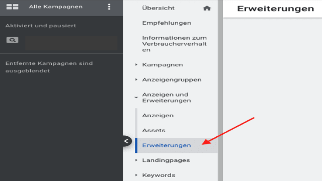 Wie funktioniert eine Bilderweiterung bei Google Ads?