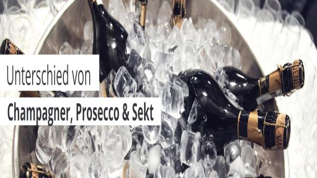 Champagner, Prosecco & Sekt: Wo ist der Unterschied?