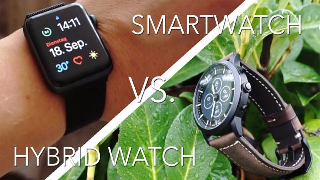 Smartwatch vs. Hybridwatch – Was ist das richtige für dich?