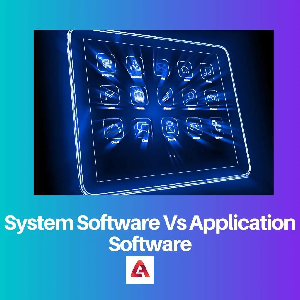 Systemsoftware vs. Anwendungssoftware: Unterschied und Vergleich