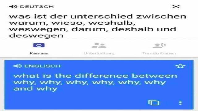 Wieso, weshalb & warum: Interrogative Adverbs in German (and English)