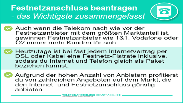 Festnetzanschluss beantragen 2023 - der unabhängige Preisvergleich