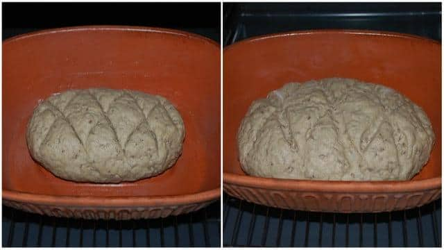 Römertopf: Brot backen im Tontopf