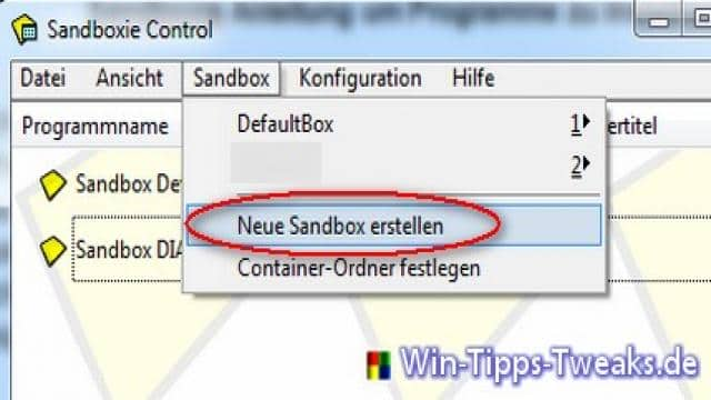 Sandboxie Anleitung um Programme zu installieren -Teil2-