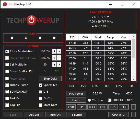  Alienware Area-51m R1    					  				 				 					 						Undervolting Guide mit ThrottleStop