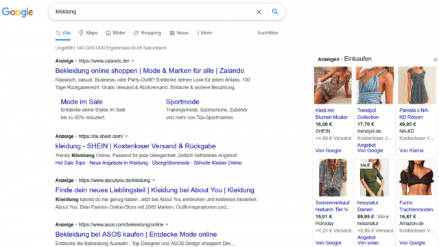 Wie Ihre Inhalte auf Google erscheinen