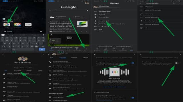Android: Google Assistant deaktivieren