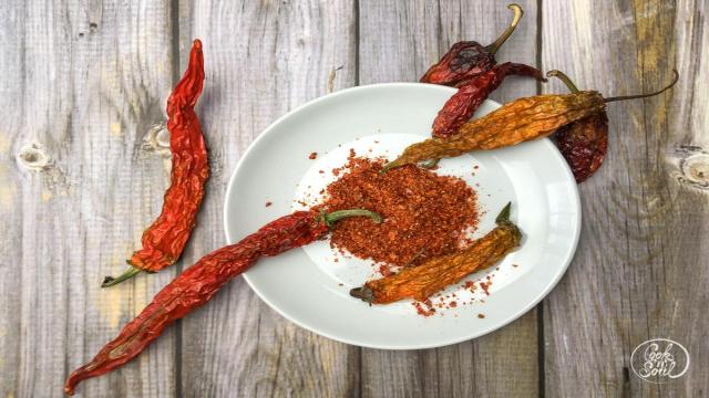 Chiliflocken selber machen, einfaches Rezept