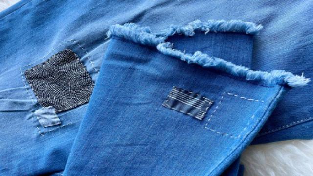 Jeans reparieren: So kannst du Löcher in Hosen flicken