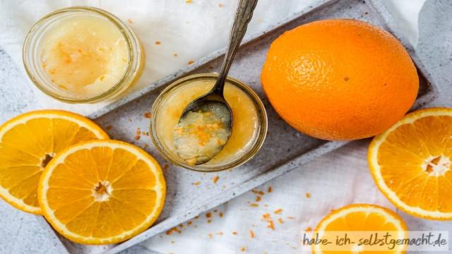 Körperpeeling selber machen mit Orange