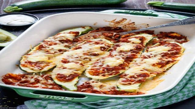 Gefüllte Zucchini mit Hackfleisch