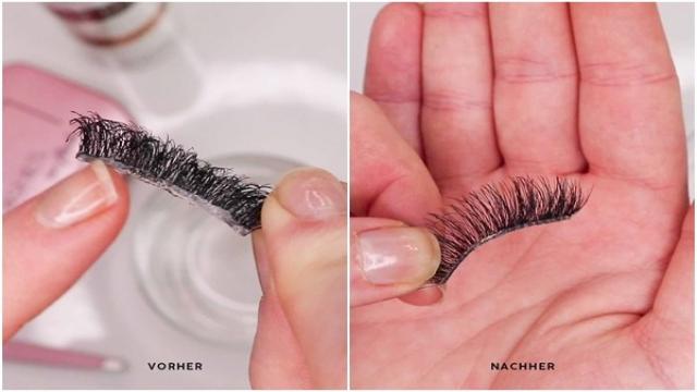 Falsche Wimpern reinigen und aufbewahren