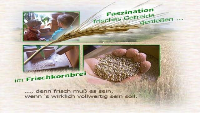 Vollwertkost mit Frischkornbrei - Rezept