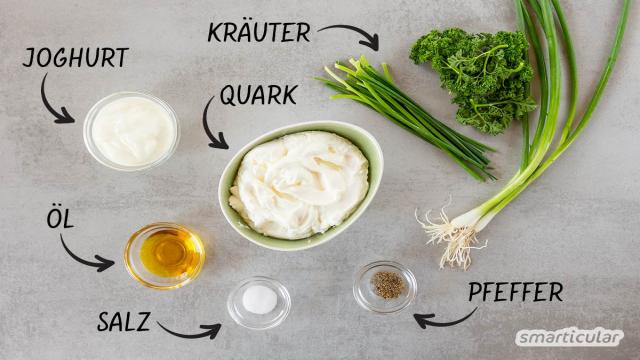 Kräuterquark selber machen: Mehr Geschmack und weniger Verpackungsmüll