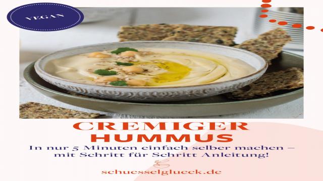 Wie du perfekten Hummus in fünf Minuten selber machst