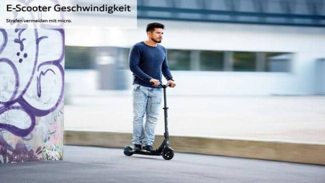 E-Scooter Geschwindigkeit