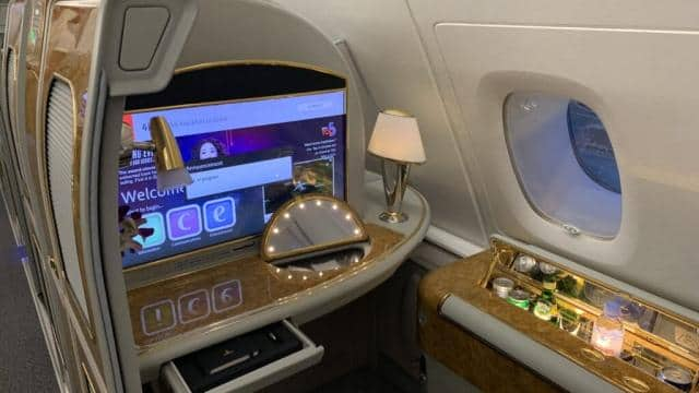 3 First Class Flüge mit der Amex Gold & 40.000 Punkten