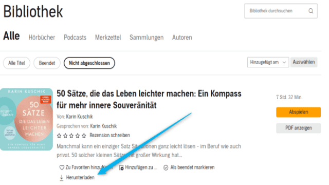 Wie Kann Man Audible Hörbücher auf Den Computer Herunterladen