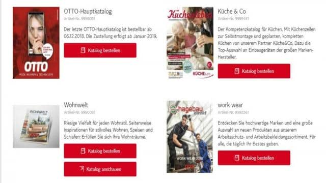 OTTO Katalog bestellen