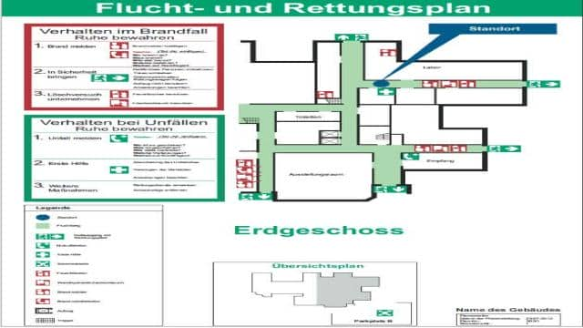 Flucht- und Rettungsplan – wann ist er erforderlich und was ist bei der Erstellung zu beachten?